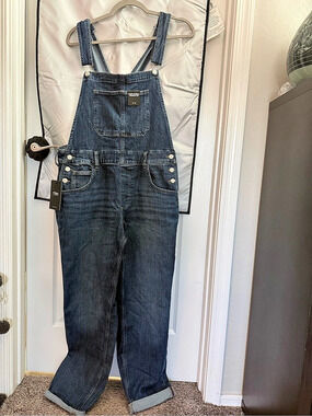 Silver Jeans 5Denim Overalls in Blue NWT